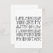 KLEINER GESCHÄFTSSCHIRM DANKESKARTE (Vorne/Hinten)