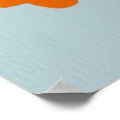 Kleiner glücklicher Bus Poster (Ecke)