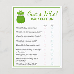 Kleiner Glückspilz Shamrock Baby Mädchen Guess Who Flyer