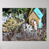 Kleiner Gnome-Zuhause im Wald Poster (Vorne)