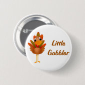 Kleiner Gobbler Button (Vorne & Hinten)