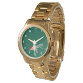 Kleiner Goldfisch - Armbanduhr (Schrägansicht)