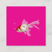 Kleiner Goldfisch -  Begleitkarte (Vorderseite)