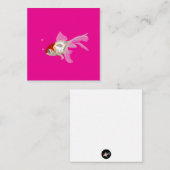 Kleiner Goldfisch -  Begleitkarte (Vorne/Hinten)