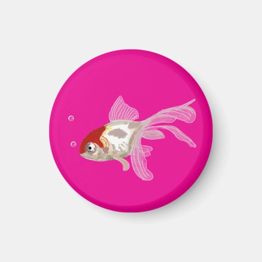 Kleiner Goldfisch -  Magnet (Vorne)