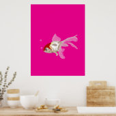 Kleiner Goldfisch -  Poster (Küche)