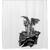 Kleiner Golem Gargoyle Duschvorhang (Vorderseite)