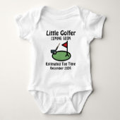 Kleiner Golfer - Golfing Buddy T-Shirt Time Baby Strampler (Vorderseite)
