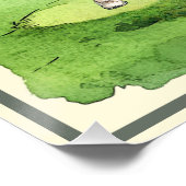 Kleiner Golfer im Training - Golf-Themed Kinderzim Poster (Ecke)