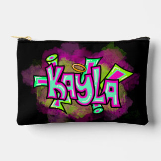 Kleiner Graffiti Name Pouch Zubehörtasche