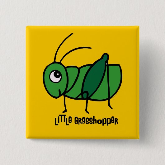 Kleiner Grasshopper Button (Vorderseite)