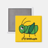 Kleiner Grasshopper Magnet (Vorderseite/Rückseite)