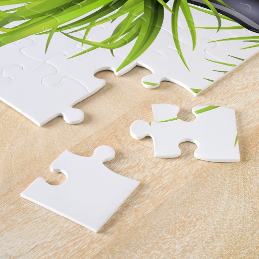 Kleiner grauer Esel Puzzle (Seite)