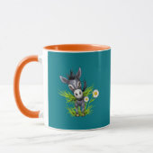 Kleiner grauer Esel Tasse (Links)