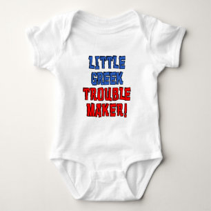 Kleiner griechischer Trouble Maker Baby Strampler