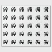 KLEINER GRIM-SENSENMANN GESCHENKPAPIER (Flach)