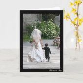 Kleiner Groom Karte (Gelbe Blume)