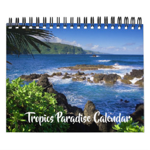 Kleiner Größe Tropenparadies-Kalender Kalender