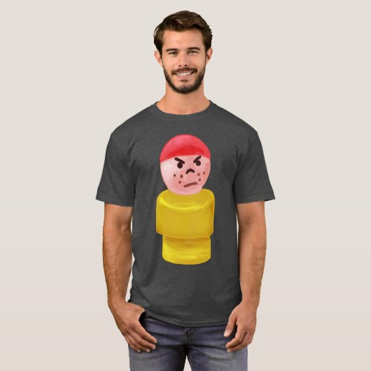 Kleiner Grumpy Boy gestrichen T-Shirt (Vorne ganz)