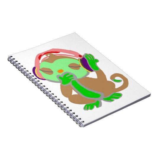 Kleiner grüner Affe Notizblock (Rechte Seite)