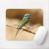 Kleiner grüner Biene-Esser Mousepad (Mit Mouse)
