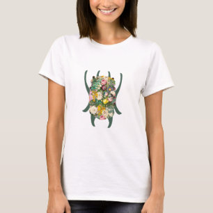 Kleiner grüner bis türkisfarbener Gradient Scarabä T-Shirt