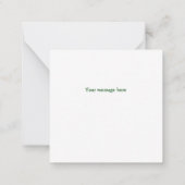 Kleiner grüner Frosch Danke, dass ihr eine Karte h (Rückseite)