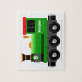 Kleiner grüner Motor Puzzle (Vertikal)