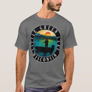 Kleiner grüner See Wisconsin Fischerei T-Shirt