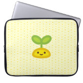 Kleiner grüner Sprössling Laptopschutzhülle (Vorderseite)