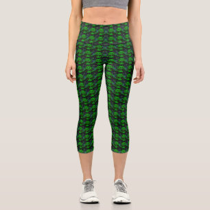 Kleiner grüner Teufel Capri Leggings