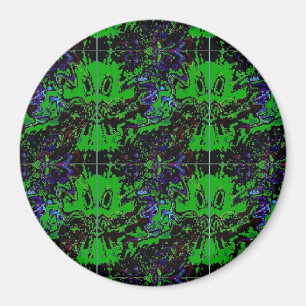 Kleiner grüner Teufel Magnet
