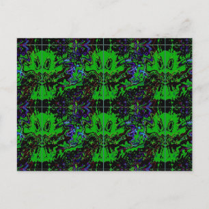 Kleiner grüner Teufel Postkarte