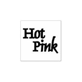 Kleiner Gummi-Briefmarke in Pink ohne Griff Gummistempel (Prägung)