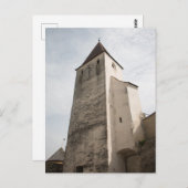 KLEINER HAAGER SCHLOSSTURM UNTER BLAUEM HIMMEL POSTKARTE (Vorne/Hinten)