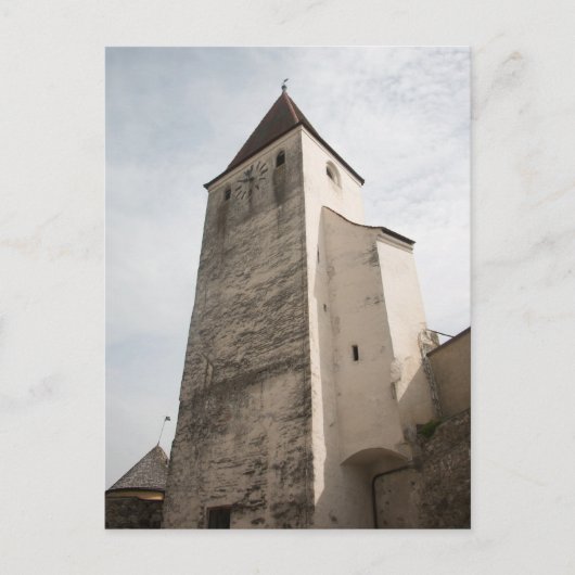 KLEINER HAAGER SCHLOSSTURM UNTER BLAUEM HIMMEL POSTKARTE (Vorderseite)