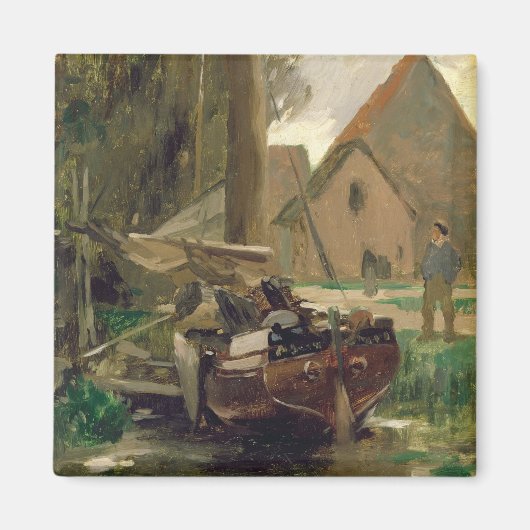 Kleiner Hafen mit Boot Magnet (Vorne)