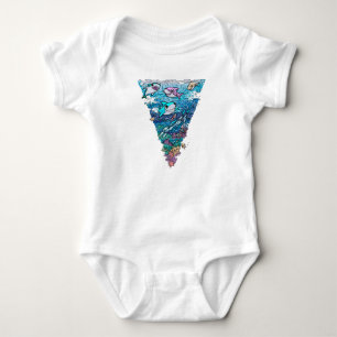 Kleiner Hai Doodle Baby Strampler