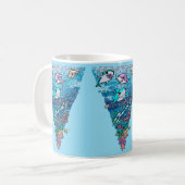 Kleiner Hai Doodle Kaffeetasse (Vorderseite Links)