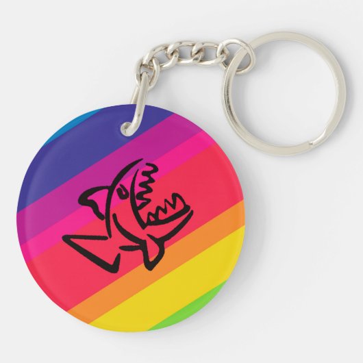 kleiner Hai Schlüsselanhänger (Rückseite)