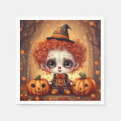 kleiner Halloween Clown 1 Serviette (Vorderseite)