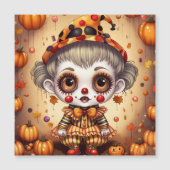 kleiner Halloween Clown 2 Magnetkarte (Vorderseite)