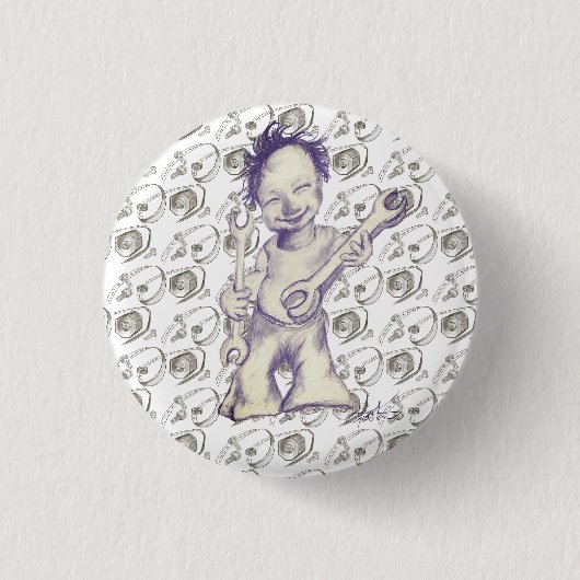 Kleiner Handwerker Button (Vorderseite)