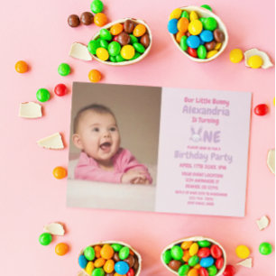 Kleiner Hase 1. Geburtstag Einladung