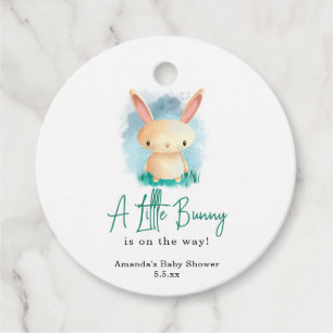 Kleiner Hase - Babyparty Geschenkanhänger