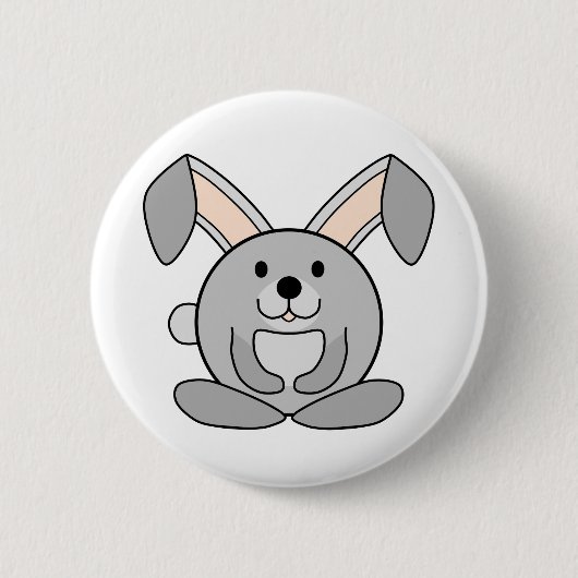 Kleiner Hase Button (Vorderseite)