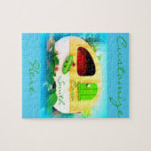 kleiner Haus-Sinti und Romawohnwagen Puzzle (Horizontal)