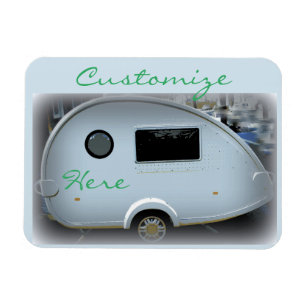 Kleiner Haus Teardropwohnwagen Thunder_Cove Magnet