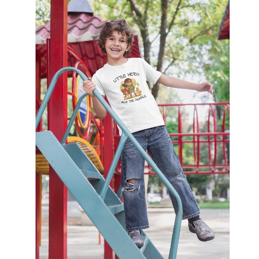 Kleiner Held für Tiere - Veganer T - Shirt