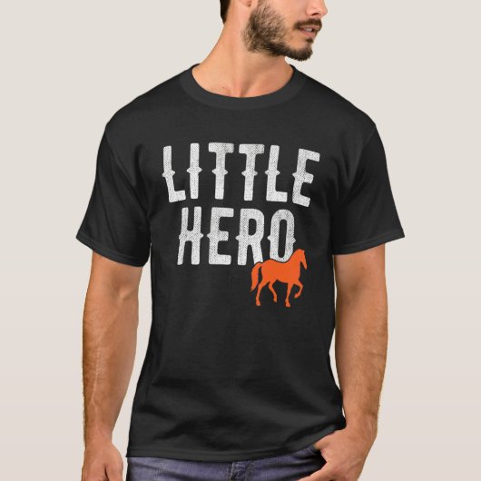 Kleiner Held Süßes Tier Pferd T-Shirt (Vorderseite)